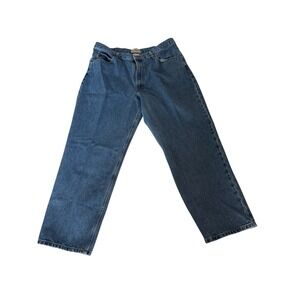 L.L. Bean 100% cotton relaxed fit men's jeans size 38 x 29 EUC